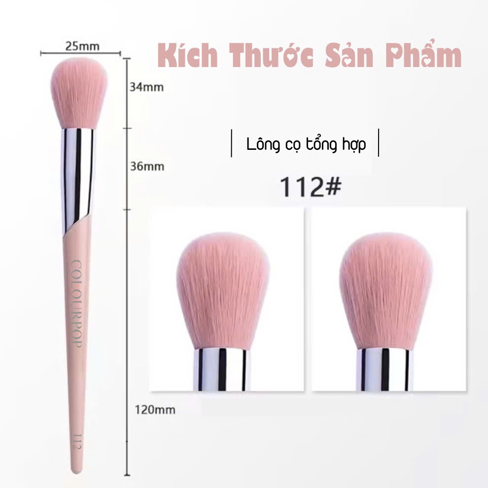 Cọ Phủ Phấn Và Má Hồng Lông Mềm COLOURPOP Blush Brush C112